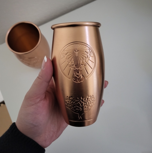 Jagermeister Copper 2pcs. Cups Set (5.5" tall) - Picture 4 of 7